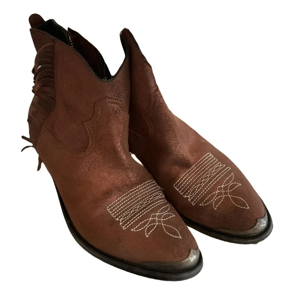 Santiago glitter cowboy boots by Golden Goose Deluxe Brand Sz 37 1/2